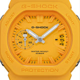 Close-up of the dial on the Casio G-SHOCK 2500 Series Quartz Men’s Watch GAC2500-9A, 46.7mm case. The small seconds subdial, date window and parallel-line hands are shown in detail.