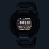 Casio G-Shock GBD300-1 front view featuring LCD Back Light Display Screen