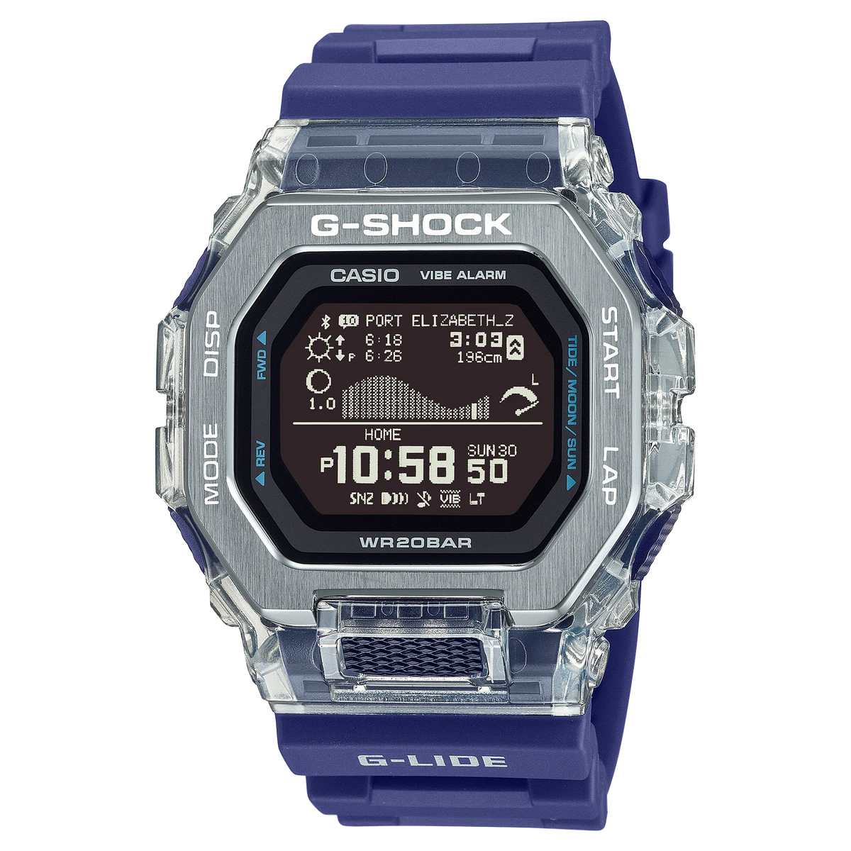 Casio G-LIDE Quartz Unisex 50.9mm GBX100S-2D