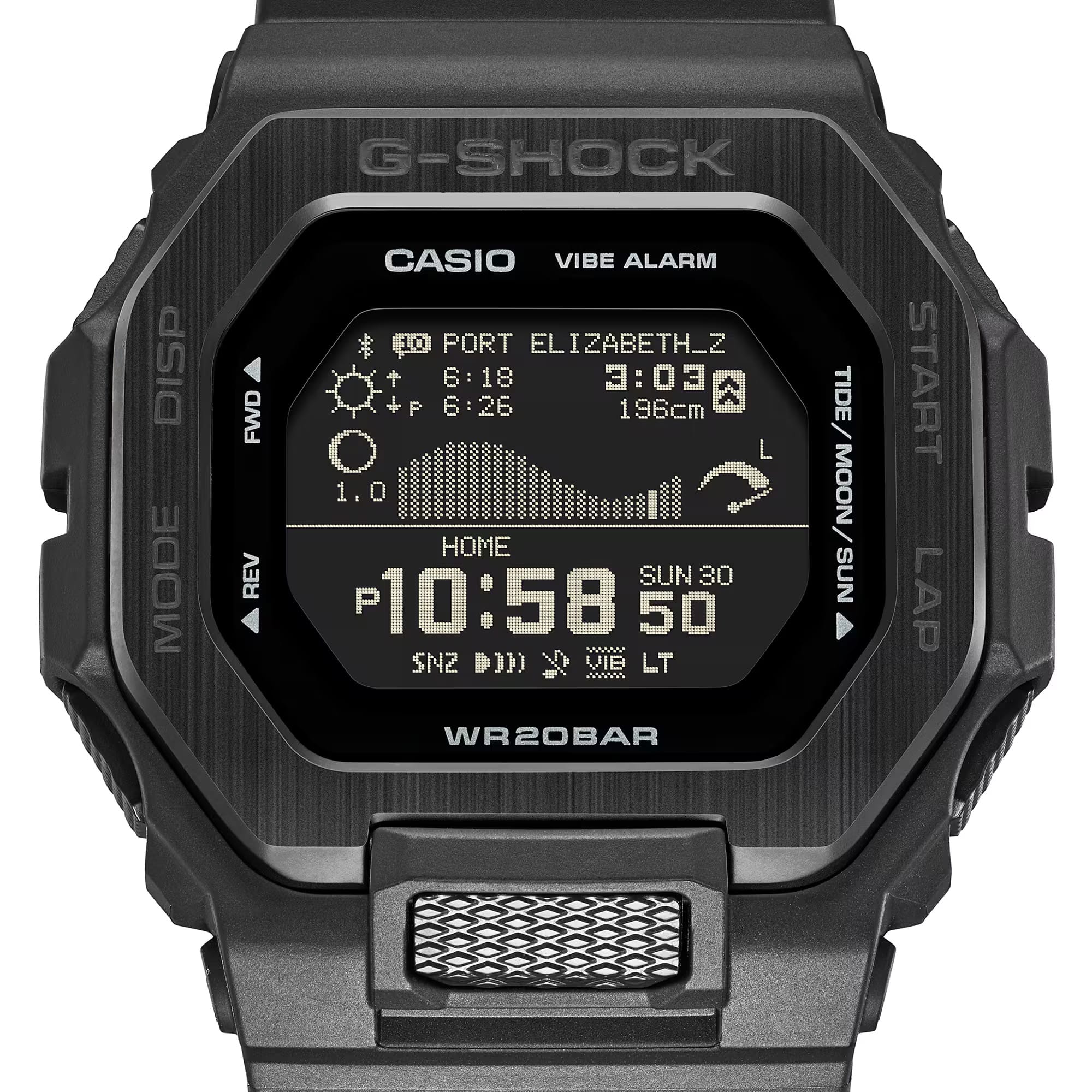 Casio G-LIDE Men's Resin Digital Sport LCD Watch GBX100NS-1D