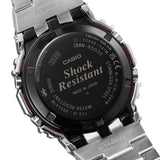 Casio G-SHOCK Solar Men's Watch GMWB5000PC-1D back of the case with 'shock resistant' and made in japan listed