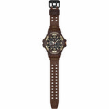 Full band view of the Casio G-SHOCK Solar Men's Watch GR-B300H-5A, 55mm case, showing the brown bio-based resin band in its entirety. The band's durable construction is designed for rugged, everyday use.