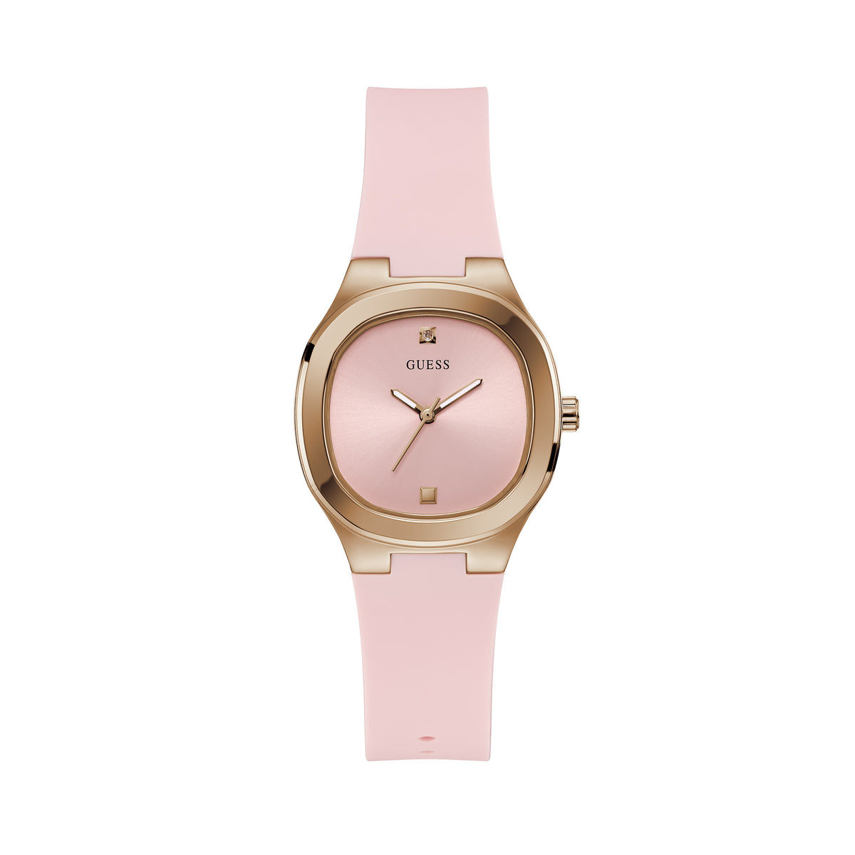 Guess Women's 32mm Pink Rose Gold Tone Quartz Watch GW0658L2