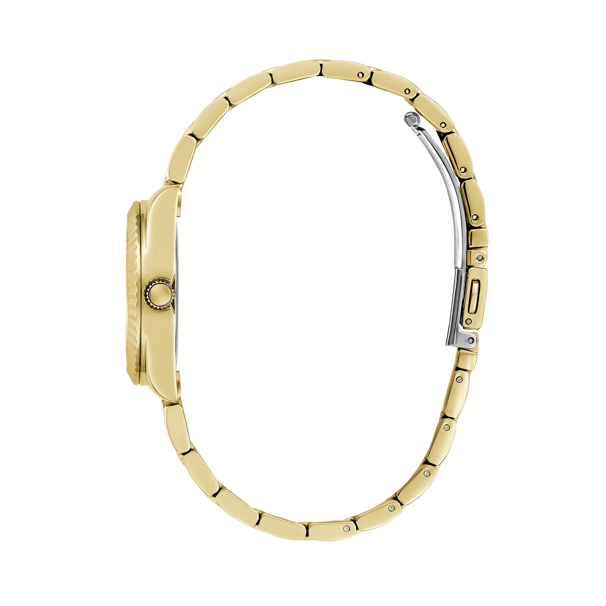 Guess Women's 30mm Gold Mini Luna Vintage Quartz Watch GW0687L2