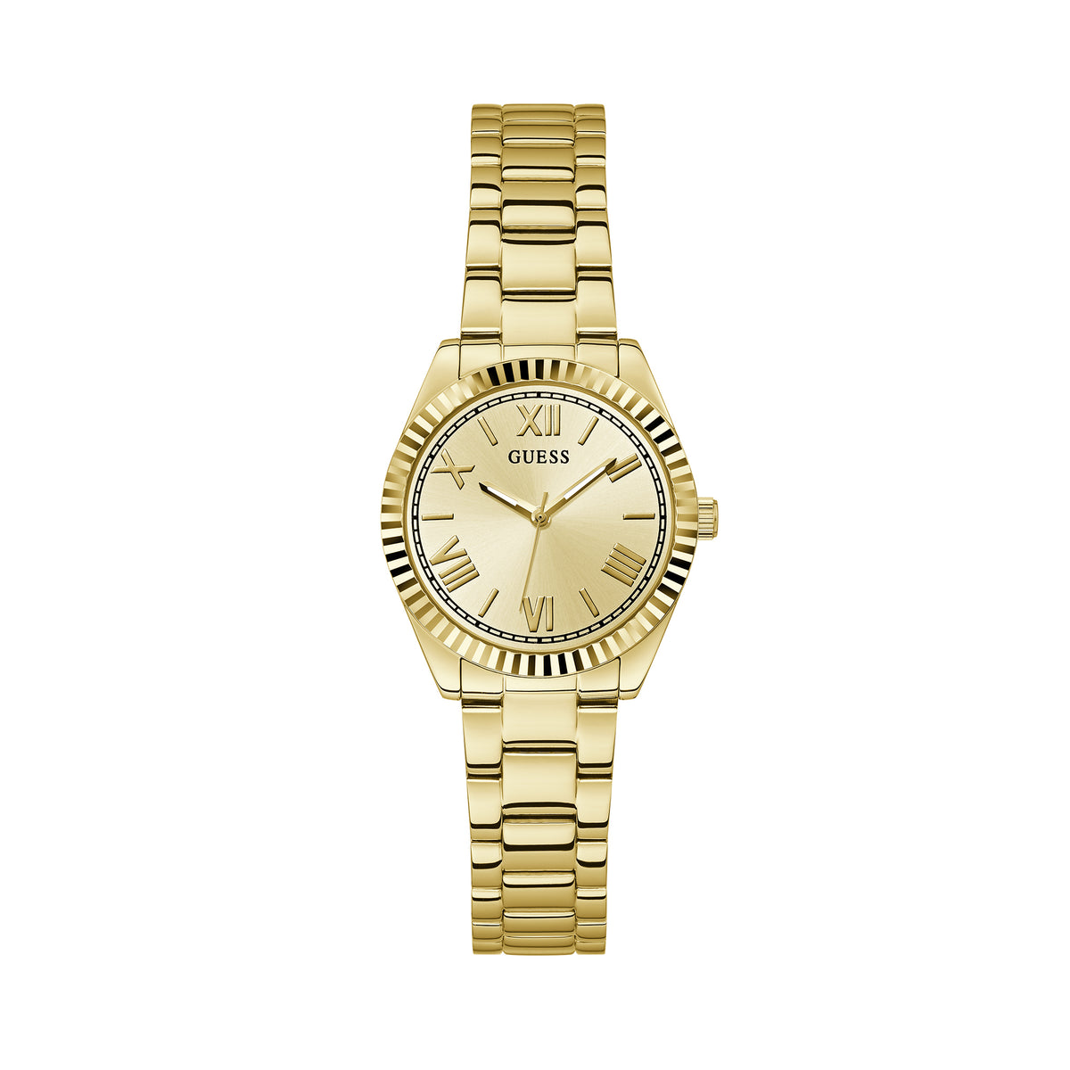 Guess Women's 30mm Gold Mini Luna Vintage Quartz Watch GW0687L2