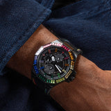 Guess Unisex 45mm Black Energy Multi Crystal Quartz Watch GW0701G1
