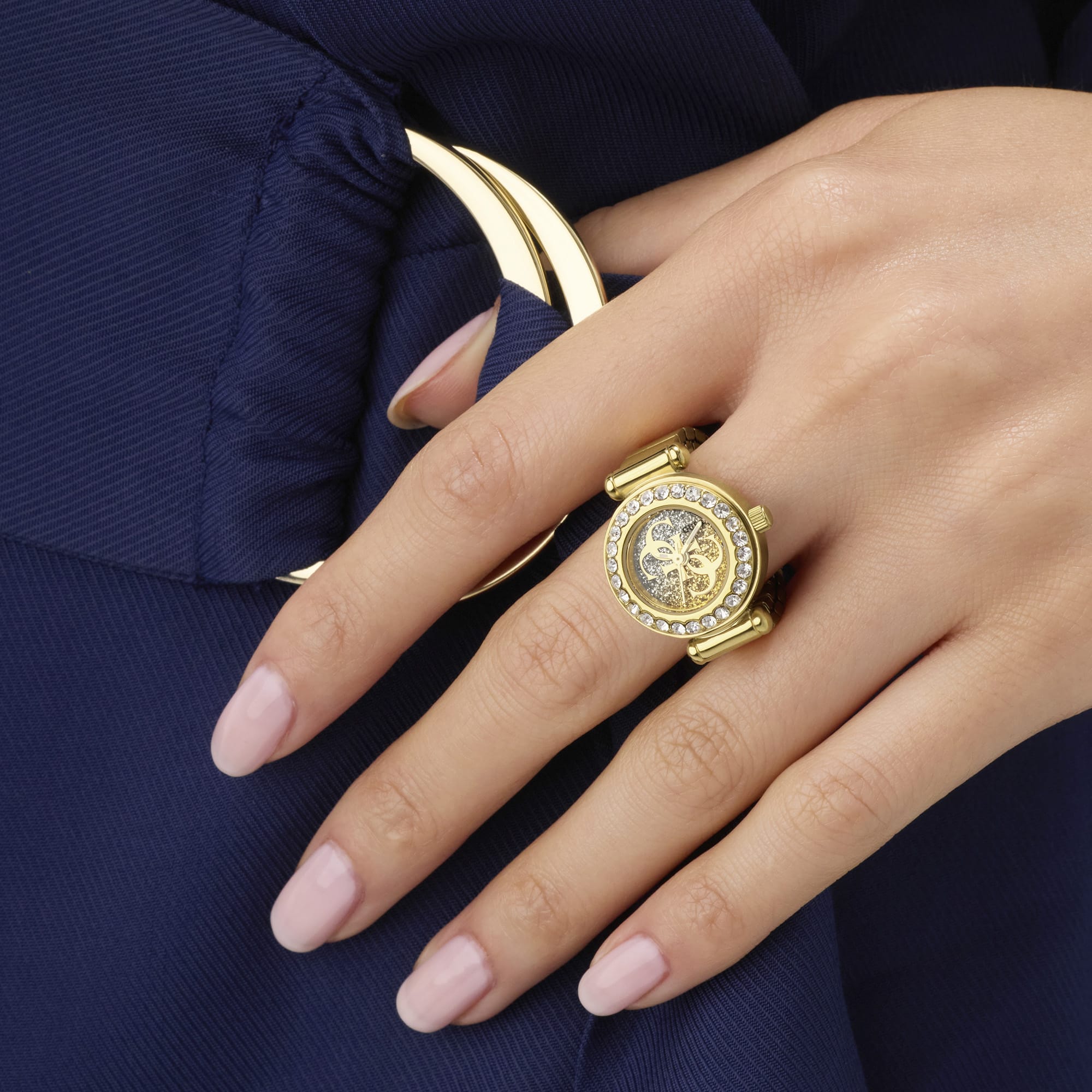 Guess Anna Quartz Ring Watch GW1022L2