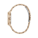 Guess Women's 34mm Rose Gold Tri Plaque Quartz Watch GW0675L3