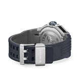 The Casio G-Shock GWRB3000A-2A is fitted with a blue bio-based urethane band with standard buckle clasp, with the case back confirming Triple G Resist shock, centrifugal force, and vibration resistance, Tough Solar charging, and 200-metre water-resistant construction.