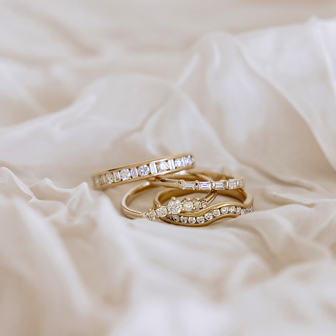 Wedding Band Dress Engagement Rings TW Diamond Dress Wedding Ring