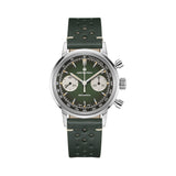 Hamilton American Classic Intra-Matic Chronograph H H38429861 40mm stainless steel watch with hunter green smoky dial