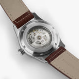 Hamilton Khaki Field H70605540 Exhibition Case Back H-10 Automatic Movement Nivachron Balance Spring