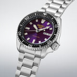 The Seiko 5 Sports SKX Series Automatic Men's 42.50mm Watch HDB003K shows its 42.5mm stainless steel case with a unidirectional rotating bezel.