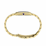 The Seiko Conceptual Quartz 22.20mm Women's Watch HGG001P shows its slim 7.2mm gold-tone stainless steel case profile.