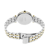 The Seiko Conceptual Quartz 29mm Women's Watch HGH007P is fitted with a two-tone silver and yellow gold stainless steel bracelet.