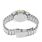 The Seiko Conceptual Quartz Chronograph 40mm Watch HGK001P is fitted with a stainless steel bracelet.