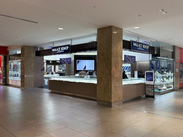 Wallace Bishop store interior in a shopping mall