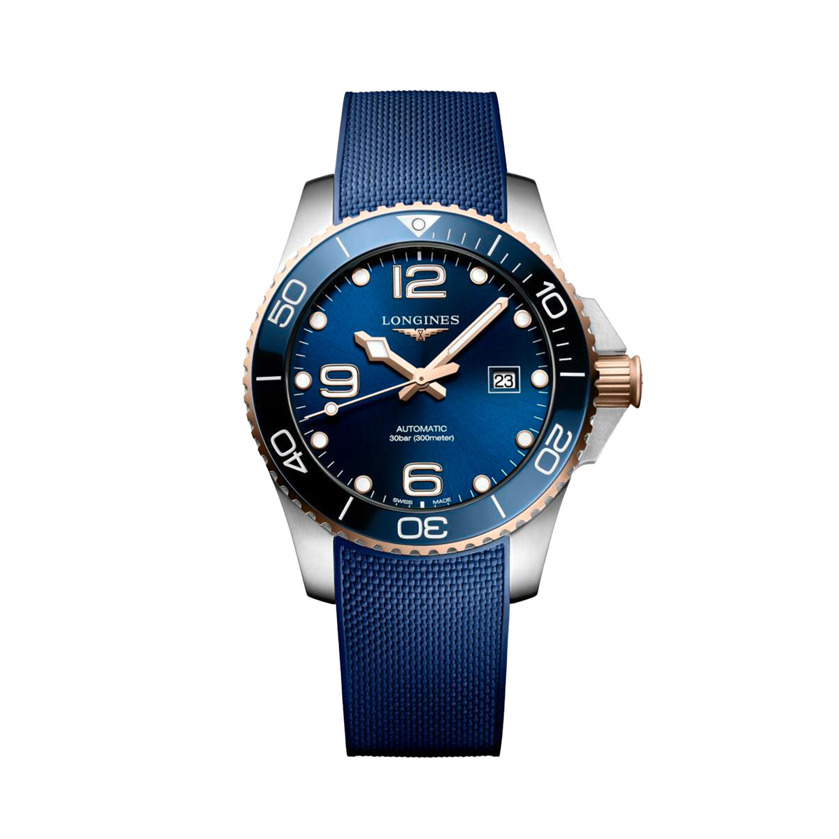 Longines Hydro Conquest Automatic Men’s 43mm Watch L3.782.3.98.9