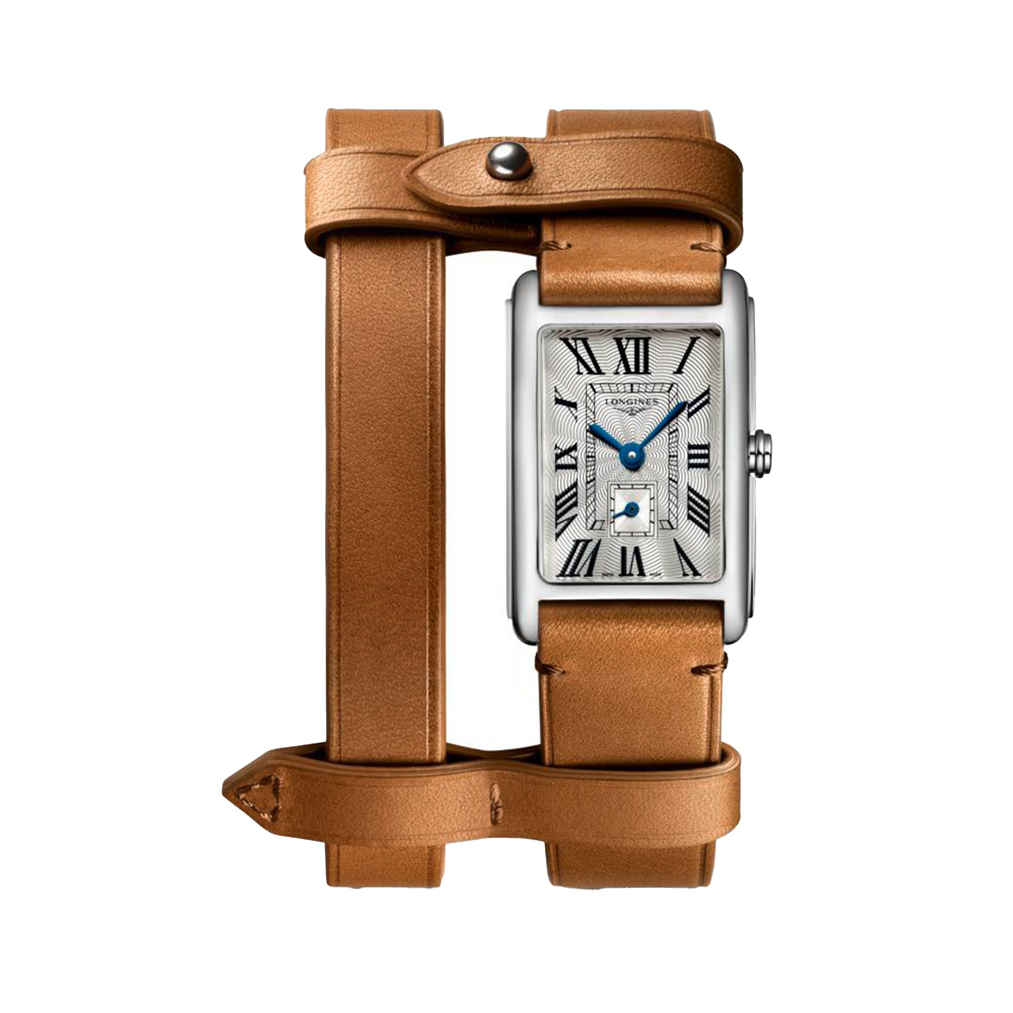 Longines DolceVita Stainless Steel Watch with Roman Dial L5.255.4.71.B