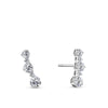 0.40TDW Round Lab-Grown-Diamond Stud Earrings in Sterling Silver