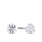 1.50ct TW Lab-Grown Diamond Solitaire Stud Earrings in 18ct White Gold