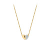 0.25ct TW Lab-Grown Diamond Heart Necklace in 9ct Yellow Gold