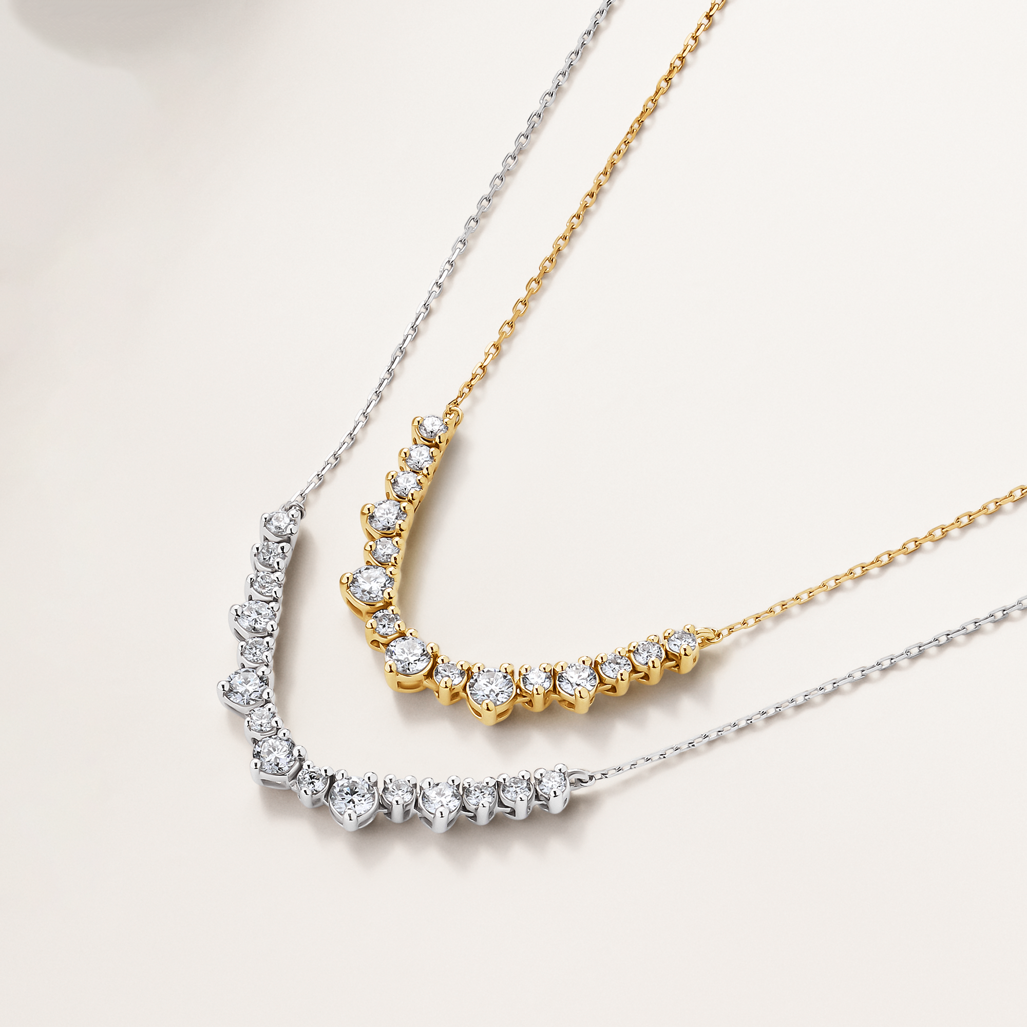 0.50ct TW Lab-Grown Diamond Necklace in 9ct White Gold