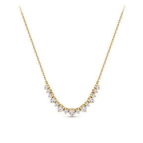 0.50ct TW Lab Grown Diamond Necklace in 9ct Yellow Gold