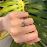 Everlasting 0.75ct TW Round Brilliant Lab-Grown Diamond Solitaire Engagement Ring in 18ct Yellow and White Gold