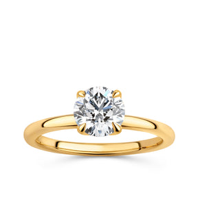 1.25ct Solitaire Round Brilliant-Cut GIA-Certified Lab Grown Diamond Engagement Ring in 18ct Yellow Gold
