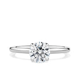 1.25ct Solitaire Round Brilliant-Cut GIA-Certified Lab Grown Diamond Engagement Ring in 18ct White Gold
