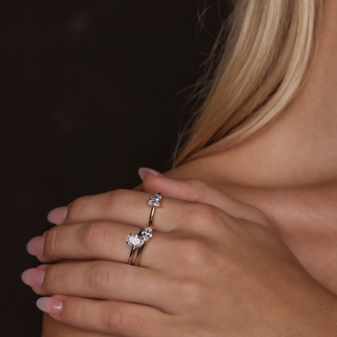 Rose Gold Rings Engagement Wedding Dress More Shop Online