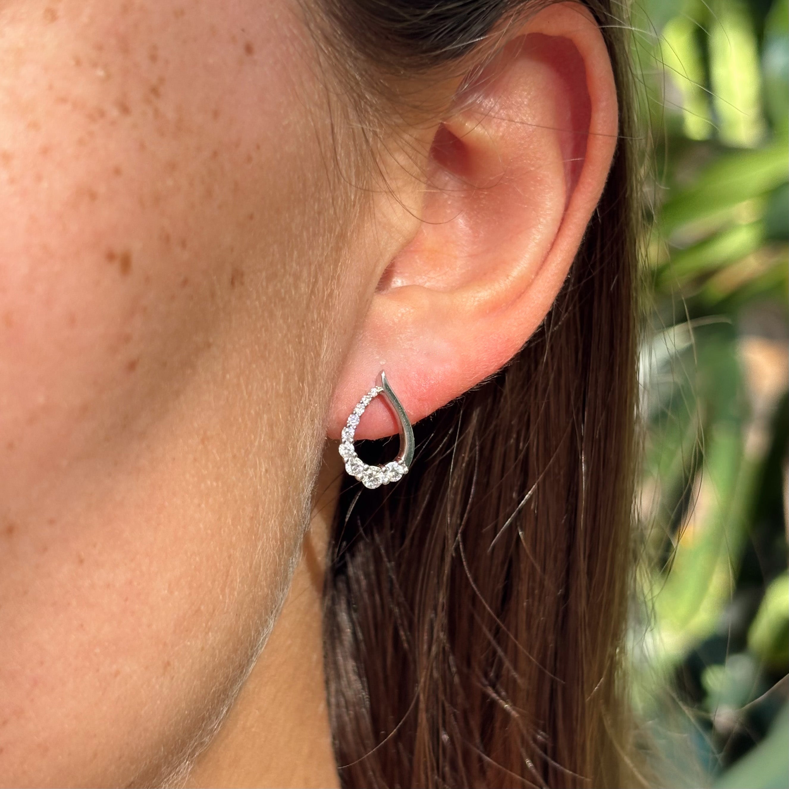 1.00ct TDW Lab-Grown Diamond Pendant and Earrings Set in Sterling Silver