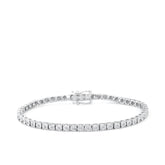 0.50ct TW Lab Grown Diamond Tennis Bracelet in Sterling Silver