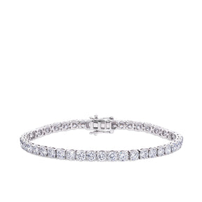 10.00ct TW Lab Grown Diamond Tennis Bracelet in 18ct White Gold