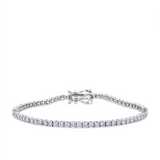 4.00ct TW Lab-Grown Diamond Tennis Bracelet in 18ct White Gold