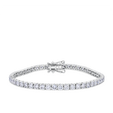10.00ct TW Lab Grown Diamond Tennis Bracelet in 18ct White Gold