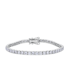 10.00ct TW Lab Grown Diamond Tennis Bracelet in 18ct White Gold