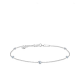 Lab-Grown Diamond Bracelet in Sterling Silver