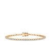 2.00ct TW Lab-Grown Diamond Tennis Bracelet in 9ct Yellow Gold