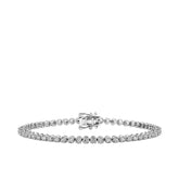 3.00ct TW Lab Grown Diamond Tennis Bracelet in 9ct White Gold