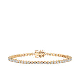3.00ct TW Lab Grown Diamond Tennis Bracelet in 9ct Yellow Gold