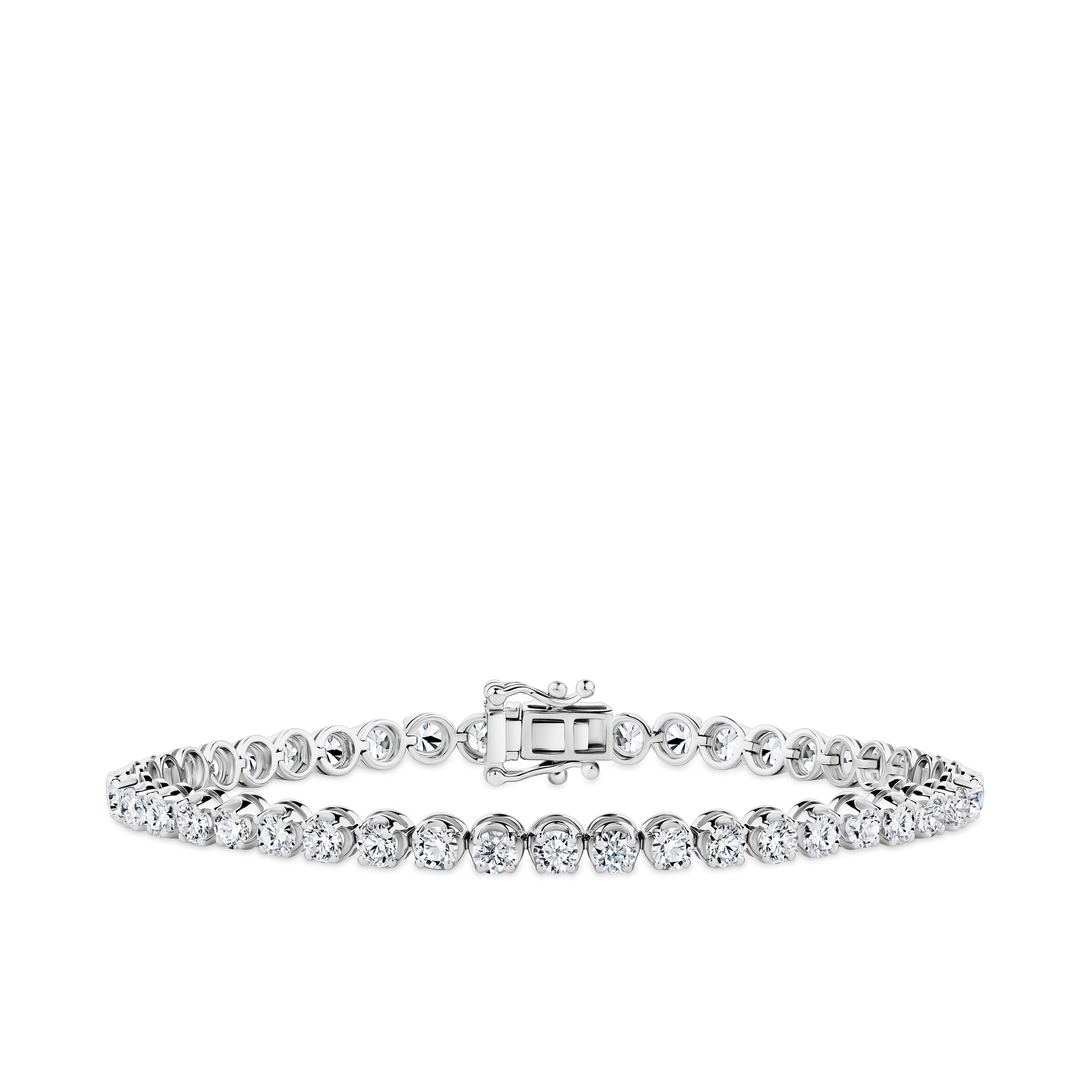 5.00ct TW Lab-Grown Diamond Tennis Bracelet in 18ct White Gold
