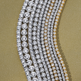 2.00ct TW Lab-Grown Diamond Tennis Bracelet in 9ct Yellow Gold