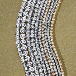 3.00ct TW Lab Grown Diamond Tennis Bracelet in 9ct Yellow Gold