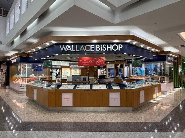 Wallace Bishop store interior in a shopping mall