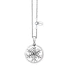 ASTRA Lucky Snowflake Cubic Zirconia Pendant in Sterling Silver