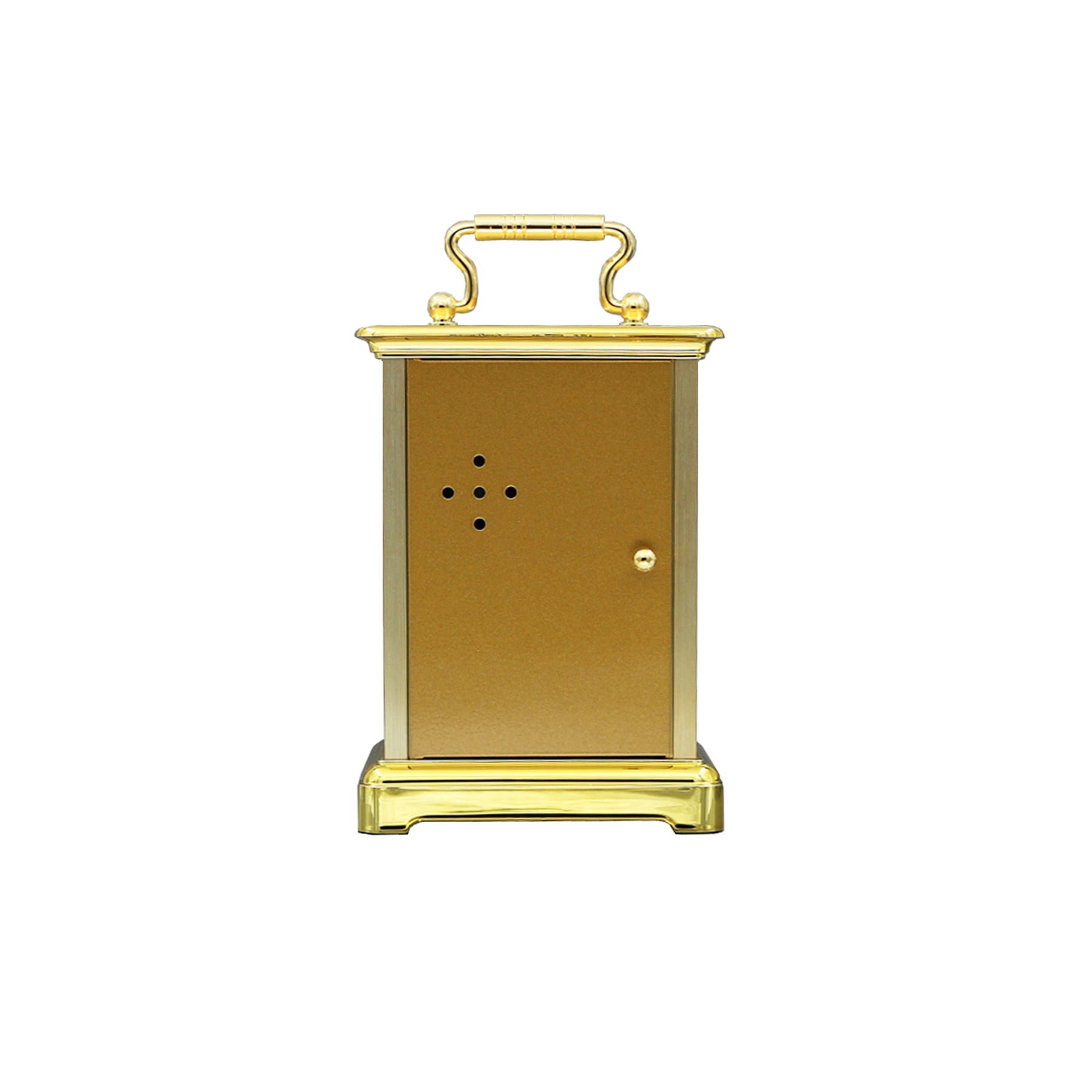 Seiko Rectangular White Quartz Table Clock QHE093-G