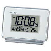 Seiko Rectangular Digital Alarm Clock QHL068-W