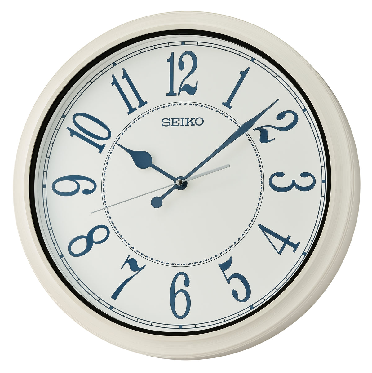 Seiko Round White Quartz Wall Clock QXA801-W